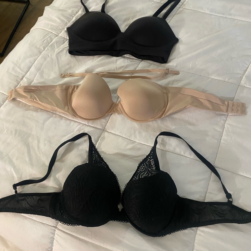 Black and Nude Bras (3)